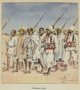 Hova fångar av after Louis Charles Bombled