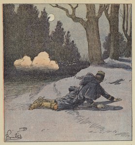 Chambords överraskning, överstelöjtnant Pinelli av after Louis Charles Bombled