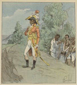Toussaint var inte en man utan meriter av after Louis Charles Bombled