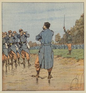 En avrättning i 17:e kåren av after Louis Charles Bombled