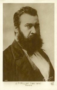 Jean-Francois Millet, fransk målare av after Nadar