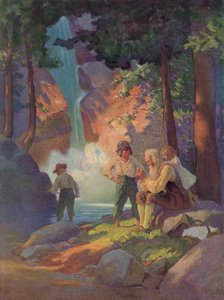 Illustration för Rip Van Winkle
