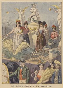Den göda oxen på La Villette av after Oswaldo Tofani
