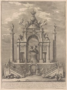 Prima Macchina för Chinea 1751: Triumfbåge för Roger I av Sicilien