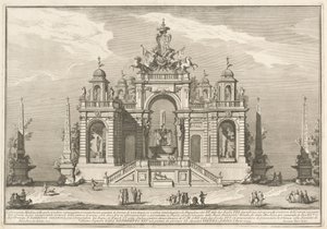 The Seconda Macchina for the Chinea 1754: An Allegory of Waterworks