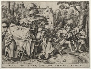 Bröllopet mellan Mopsus och Nisa av after Pieter Bruegel