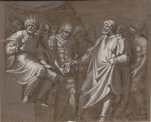 Mucius Scaevola före Porsenna