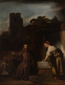 Kristus och kvinnan i Samaria, ca 1655
