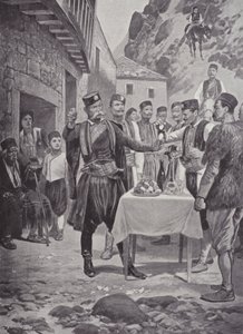 En montenegrinsk påsksed av after Richard Caton II Woodville