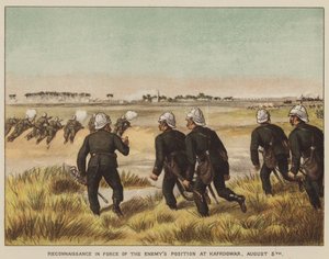 Rekognosering i kraft av fiendens position vid Kafrdowar, 5 augusti