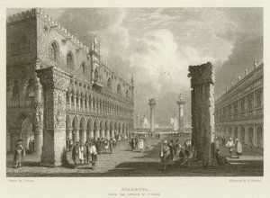 Piazzetta, från kyrkan St Mark