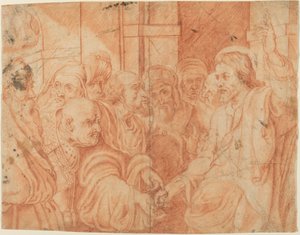 Hyllningspengar av after Sir Peter Paul Rubens