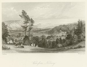Utsikt från Norbury av after Thomas Allom