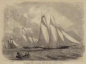 Schooner-matchen från Royal Thames Yacht Club