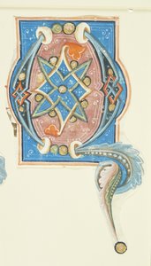 Utsmyckad initial Q