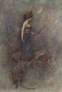Geoffrey Chaucer, Munkens berättelse av after Warwick Goble