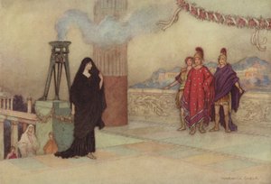 Geoffrey Chaucer, Troilus och Criseyde av after Warwick Goble
