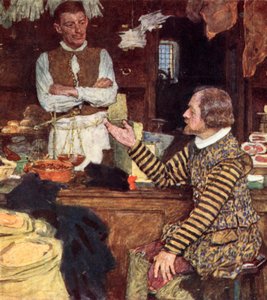 Shakespeare ringer till en livsmedelsbutik i Bucklersbury för en pratstund med John Sadler, en lärling från Stratford