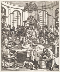 スウェーデンの残虐行為の報酬 av after William Hogarth John Bell