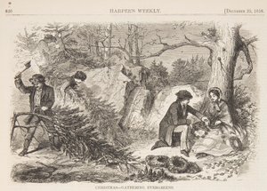 Jul – Att samla Evergreens av Winslow Homer