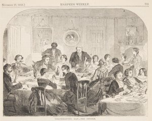 Thanksgiving Day – Middagen av Winslow Homer