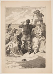 Den brittiska piratens "Alabama" närmande