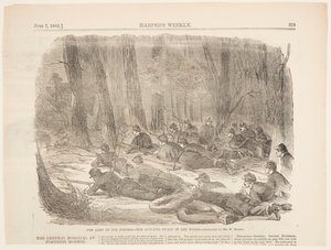 The Army of the Potomac – Vår utomstående piket i skogen av Winslow Homer