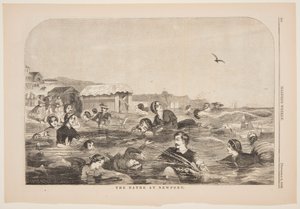 Badet i Newport av Winslow Homer