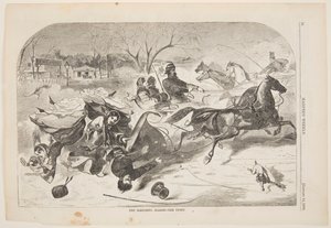 Slädsäsongen – The Upset av Winslow Homer