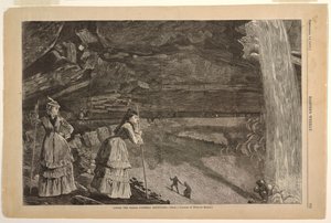 Under the Falls, Catskill Mountains av Winslow Homer
