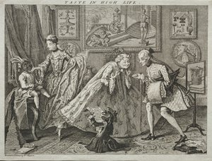 Smak på High Life av after a design by William Hogarth