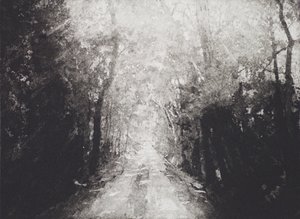 Hallelujah, 2016, etsning och akvatint på papper av angus hampel