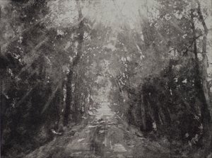 Hallelujah II, 2017, etsning och akvatint på papper