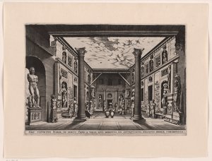 Bildentuin i Palazzo Valle, Capranica av anonymous (attributed to)