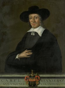 Porträtt av Karel Reyniersz, generalguvernör i Nederländska Ostindien av anonymous (copy after)