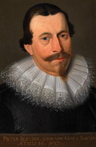 Porträtt av Pieter Claesz Boelens (tidigare kallad Pieter Boelisse) av anonymous (copy after)