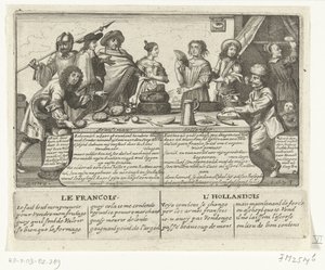 Fransmannen och holländaren, 1673 Franschman Hollander / Le Francois L