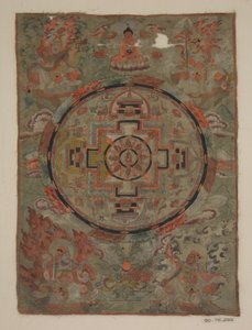 Buddha omgiven av bodhisattva av anonymous 