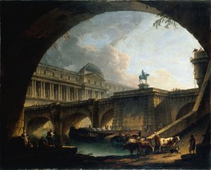 Franska: Caprice architectural : un palais inspiré du Louvre et le Pont-Neuf s