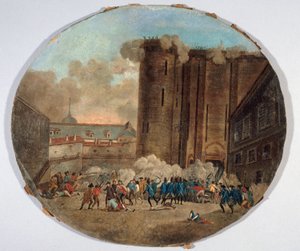 Franska: Bastiljens intagning den 14 juli 1789 (P707-1) av anonymous 