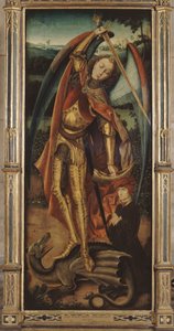 Franska: Saint Michel terrassant le dragon av anonymous 