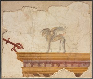 Griffin Atop Entablature av anonymous 