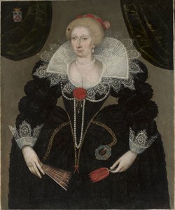Porträtt av Susanne le Royer de Brisolliéres av anonymous 