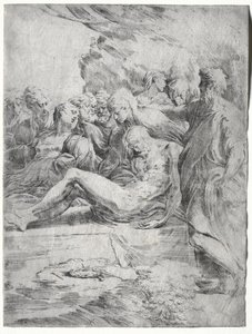 Gravläggningen av attributed to Asteas