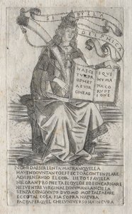 Sibyllerna: Delphian Sibyll av attributed to Francesco Rosselli