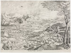 De stora landskapen: Rural Solicitus av attributed to Jan van Doetechum