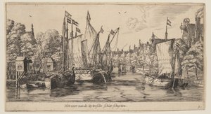 Färjan Uytersche Schiet-Schuyten, från Vyer över Amsterdam