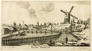 Raam Gate, från De åtta stadsportarna i Amsterdam