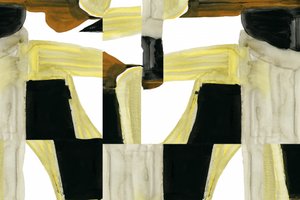 Abstrakta färgblock av cartissi