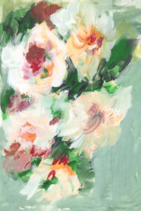 Abstrakt blomsterbukett av cartissi
